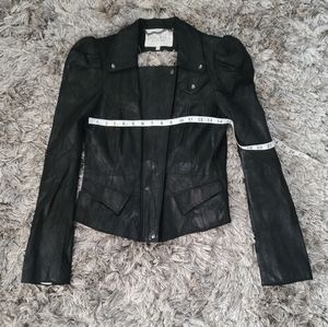 Rachel Ray Roy Leather Jacket